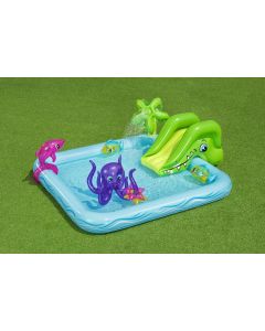 Bestway&reg; 7'10" x 6'9" x 34"/2.39m x 2.06m x 86cm Fantastic Aquarium Play Center
