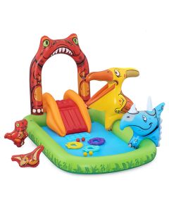 Bestway&reg; 7'11" x 55" x 54"/2.41m x 1.40m x 1.37m Jurassic Splash Play Center